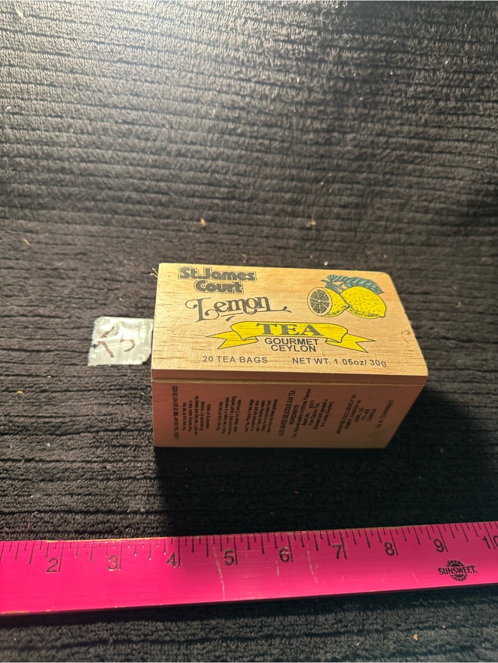 Lemon Tea Box - Yellow